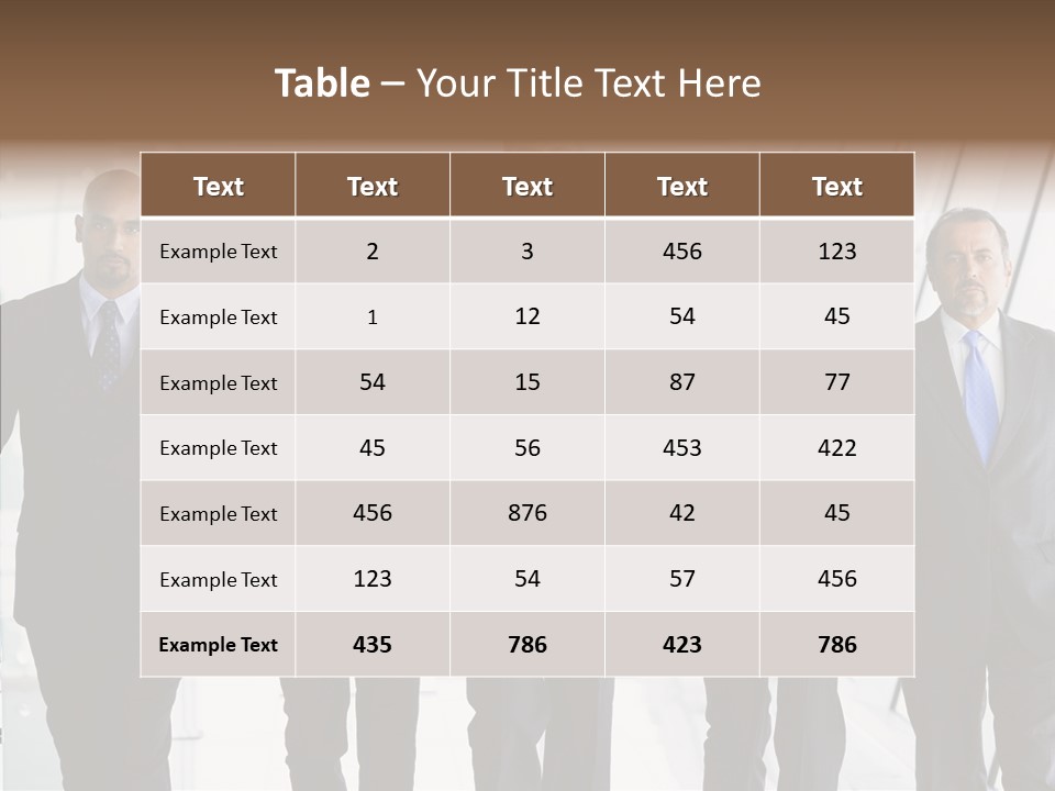 Office Walking PowerPoint Template