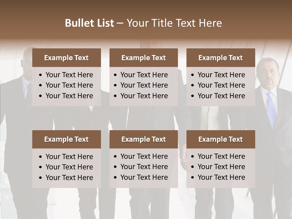 Office Walking PowerPoint Template