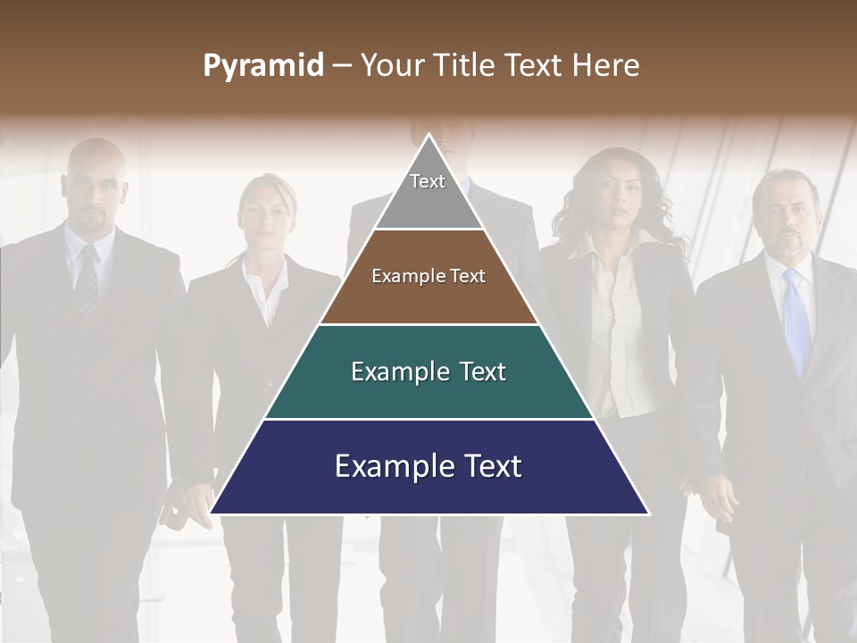 Office Walking PowerPoint Template