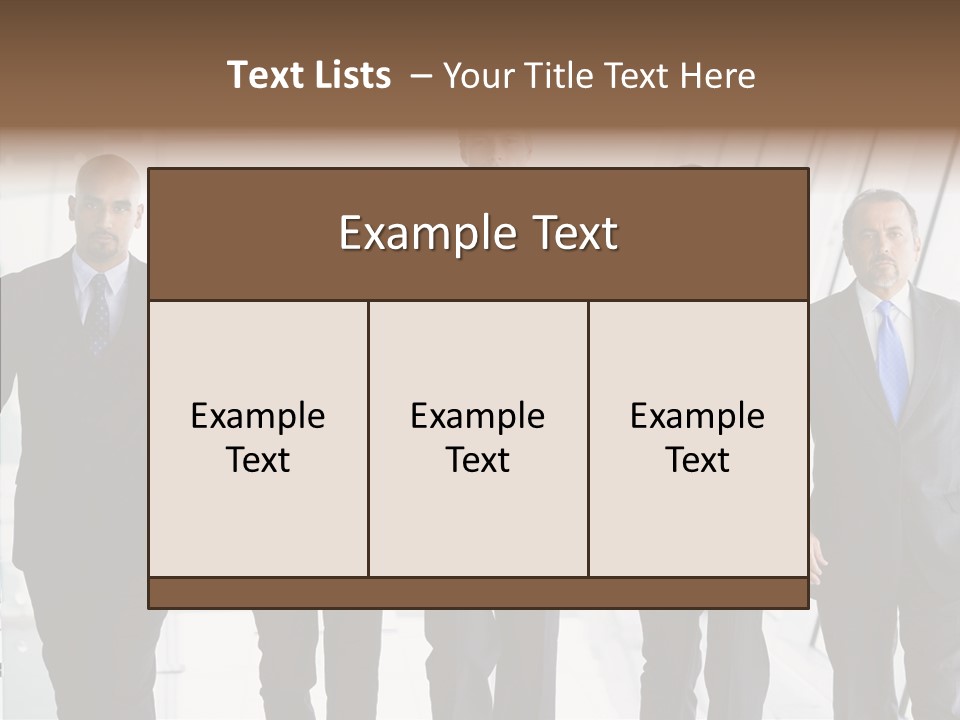 Office Walking PowerPoint Template