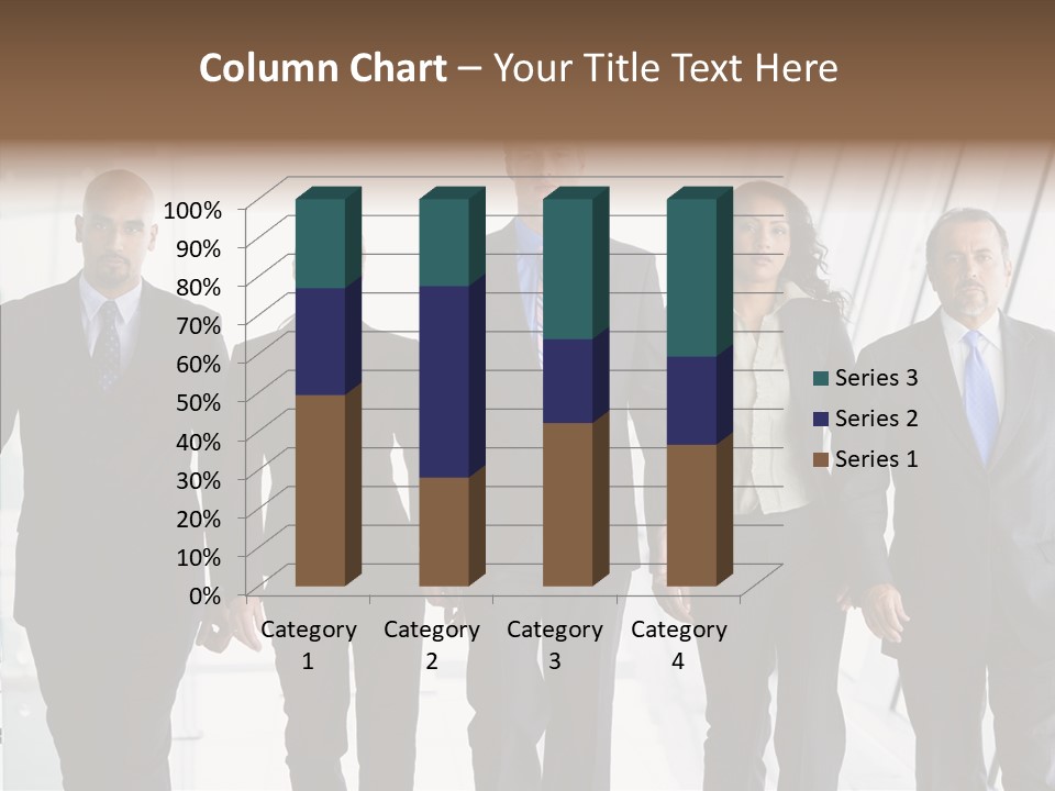 Office Walking PowerPoint Template