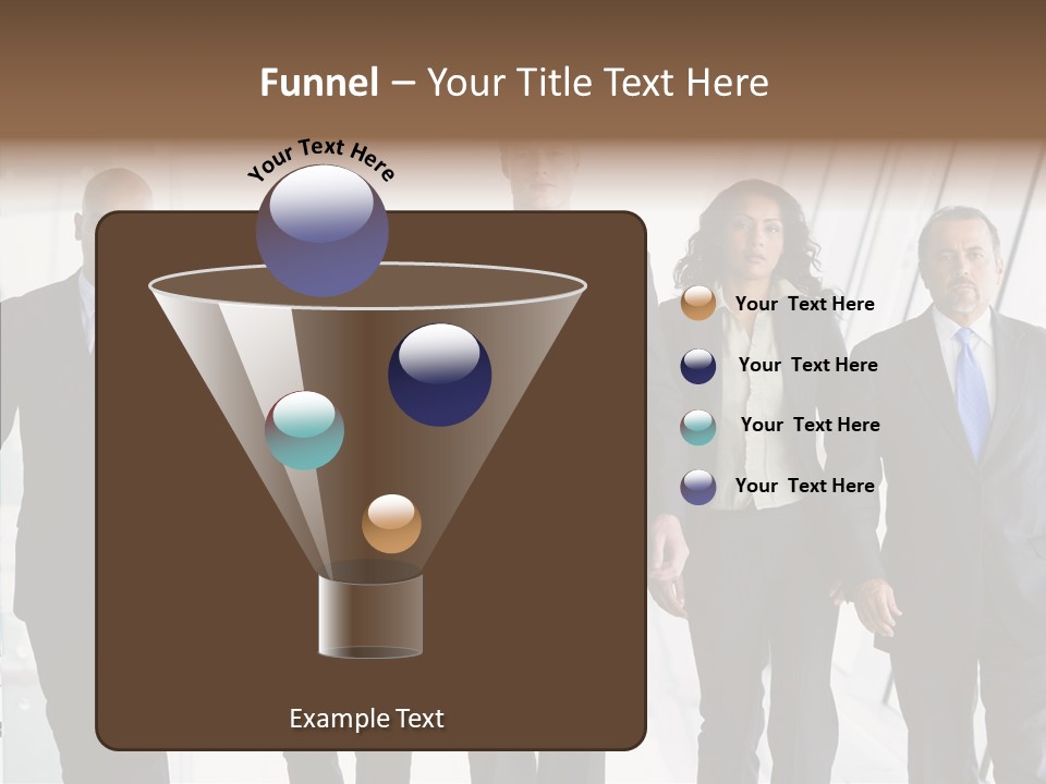 Office Walking PowerPoint Template