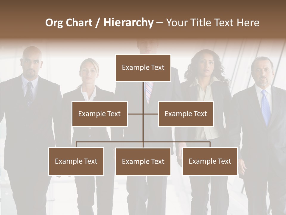 Office Walking PowerPoint Template