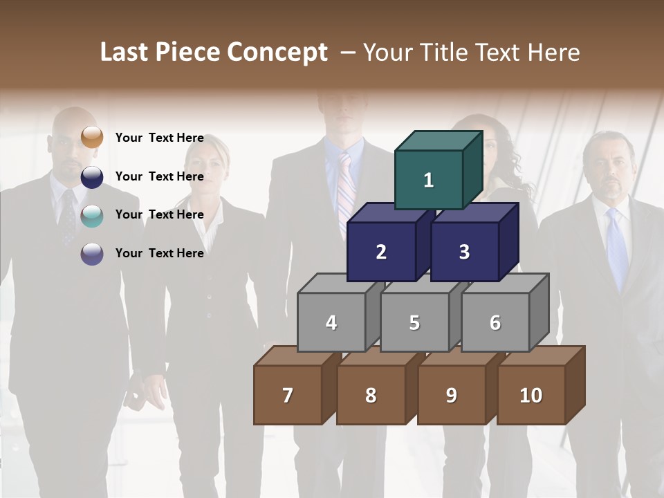 Office Walking PowerPoint Template