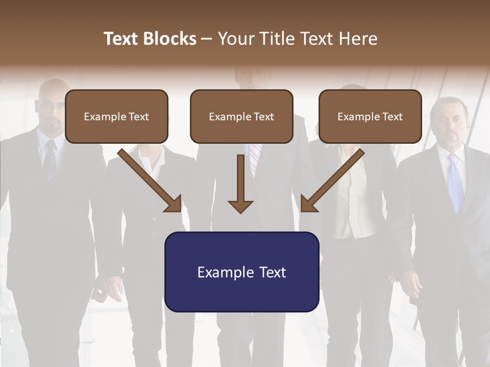 Office Walking PowerPoint Template