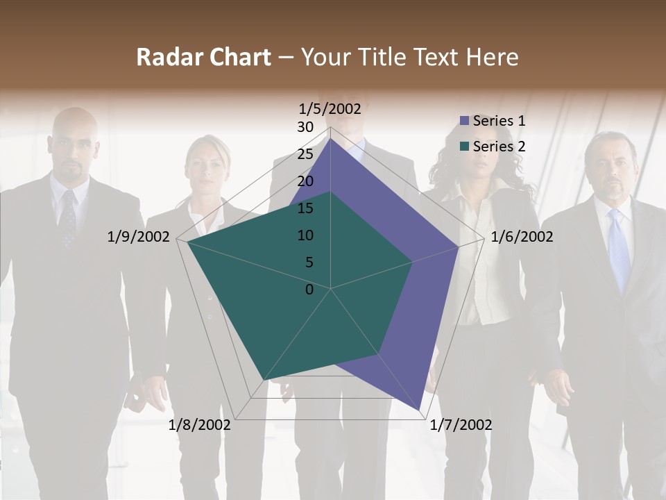 Office Walking PowerPoint Template