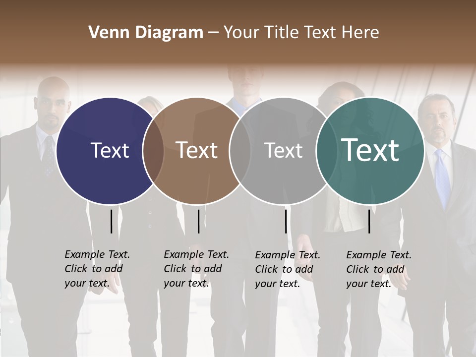 Office Walking PowerPoint Template