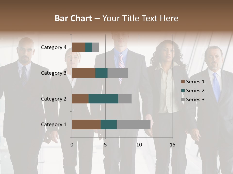 Office Walking PowerPoint Template