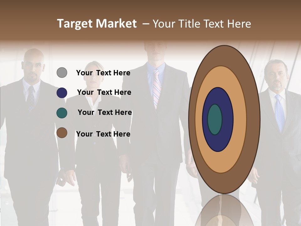 Office Walking PowerPoint Template