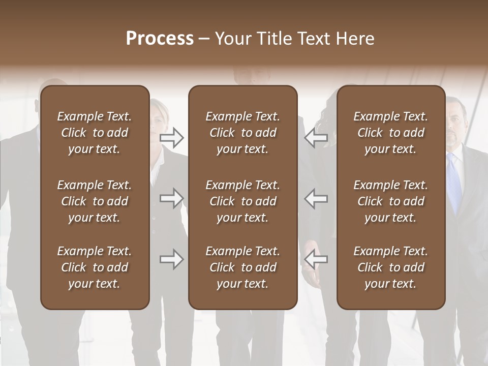 Office Walking PowerPoint Template