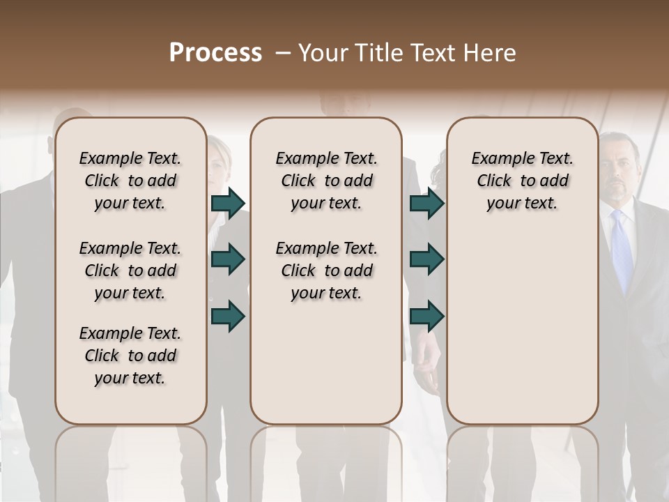 Office Walking PowerPoint Template