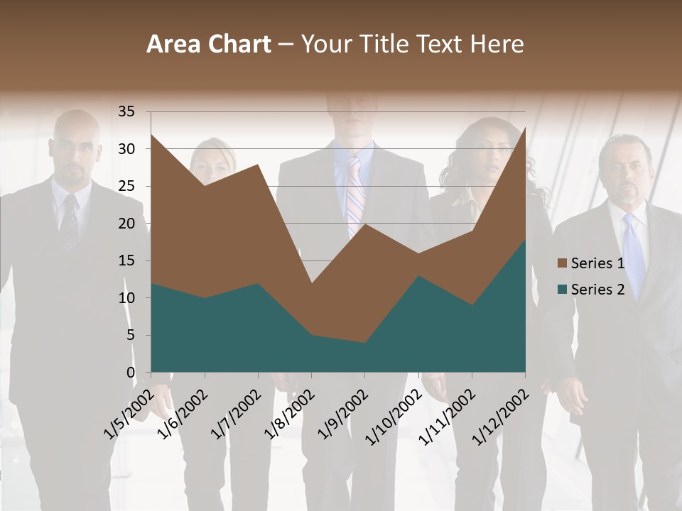 Office Walking PowerPoint Template