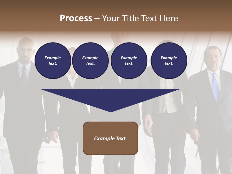 Office Walking PowerPoint Template