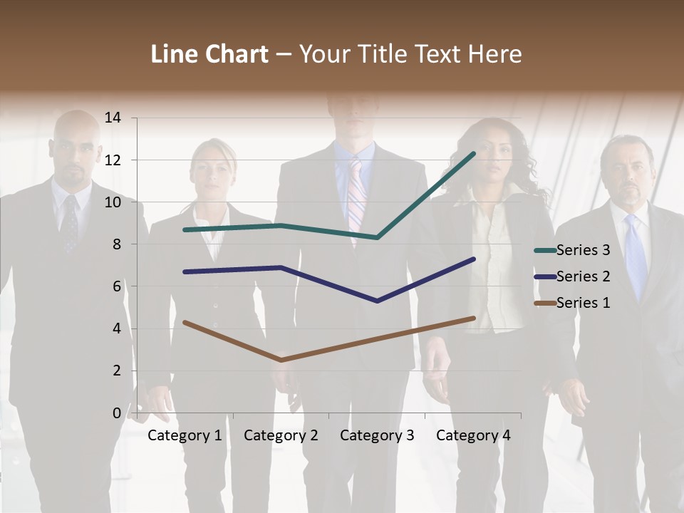 Office Walking PowerPoint Template