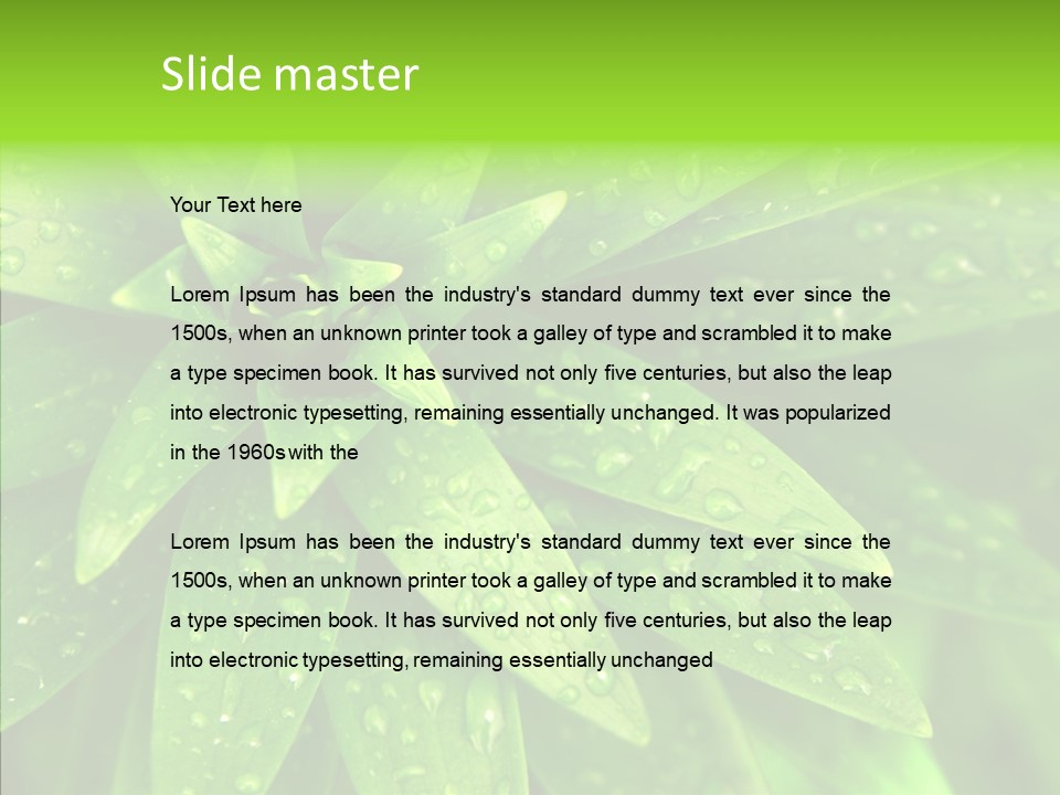 Blades Farm Clean PowerPoint Template