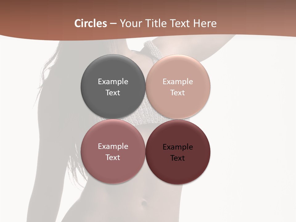 Cap Striping Breast PowerPoint Template