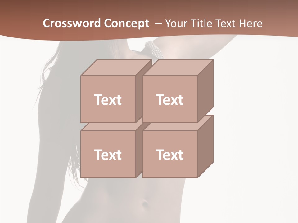Cap Striping Breast PowerPoint Template