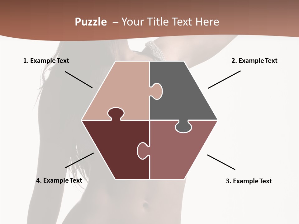 Cap Striping Breast PowerPoint Template