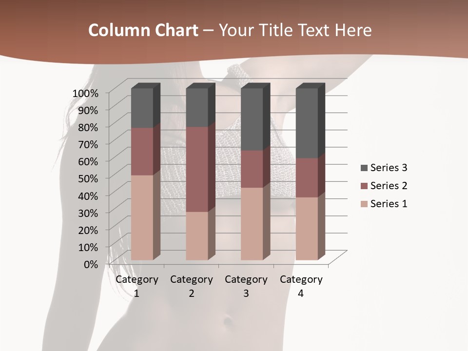 Cap Striping Breast PowerPoint Template