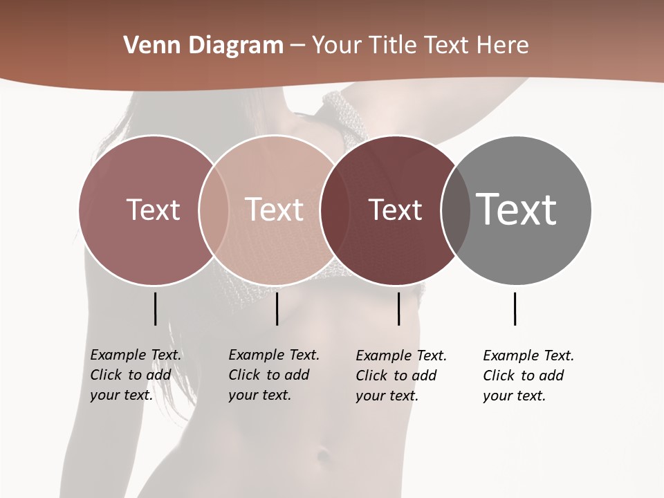 Cap Striping Breast PowerPoint Template