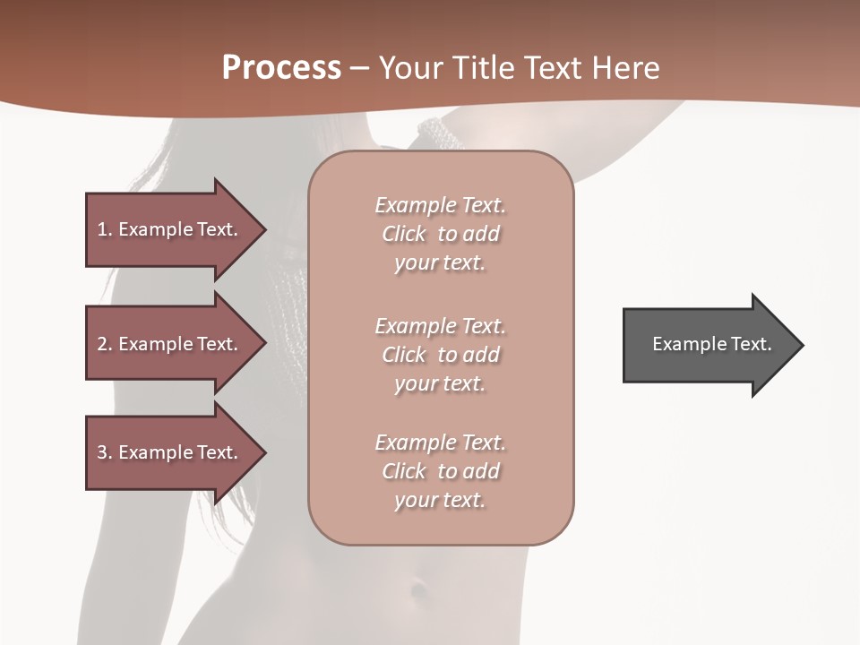 Cap Striping Breast PowerPoint Template