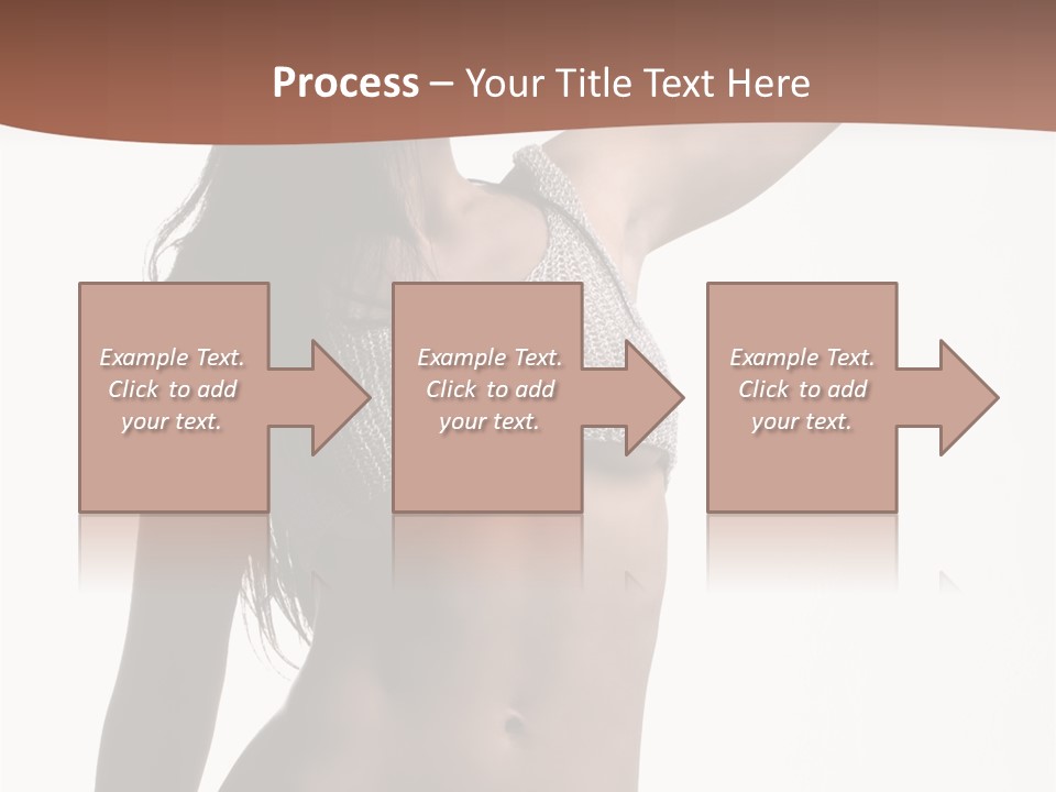 Cap Striping Breast PowerPoint Template