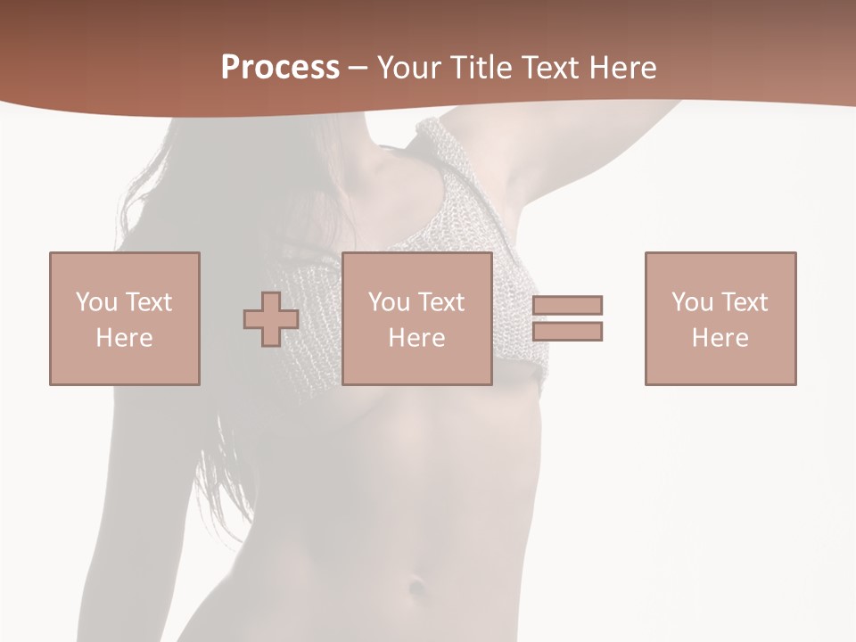 Cap Striping Breast PowerPoint Template