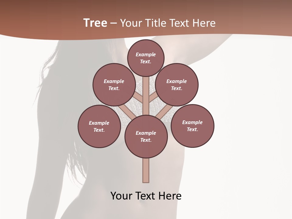 Cap Striping Breast PowerPoint Template