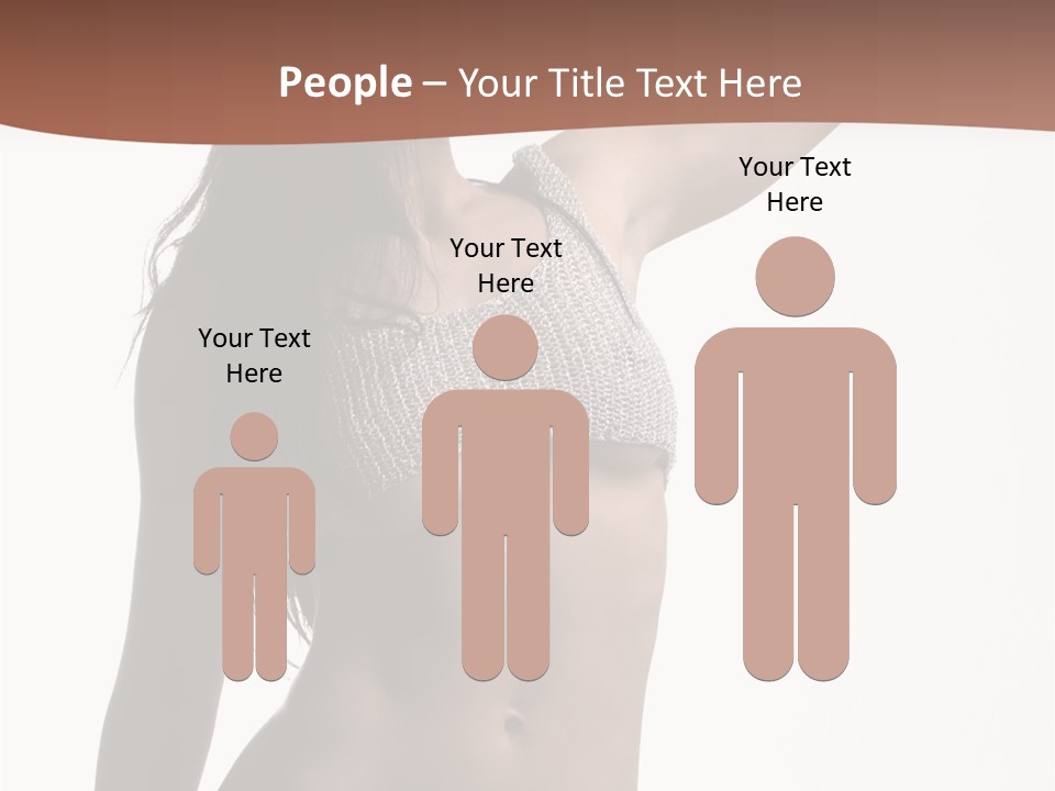 Cap Striping Breast PowerPoint Template