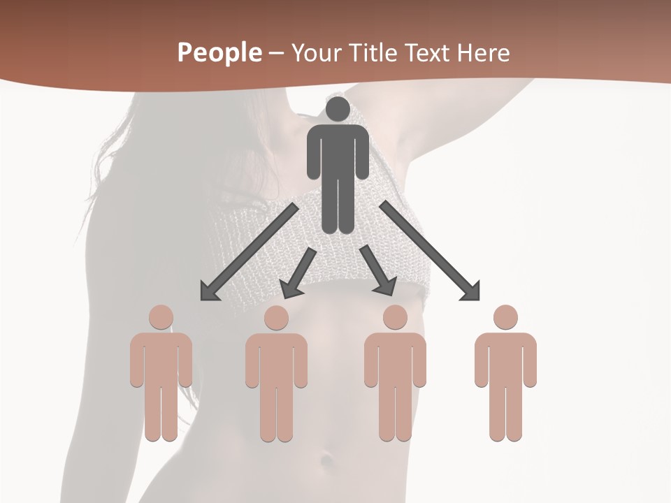 Cap Striping Breast PowerPoint Template