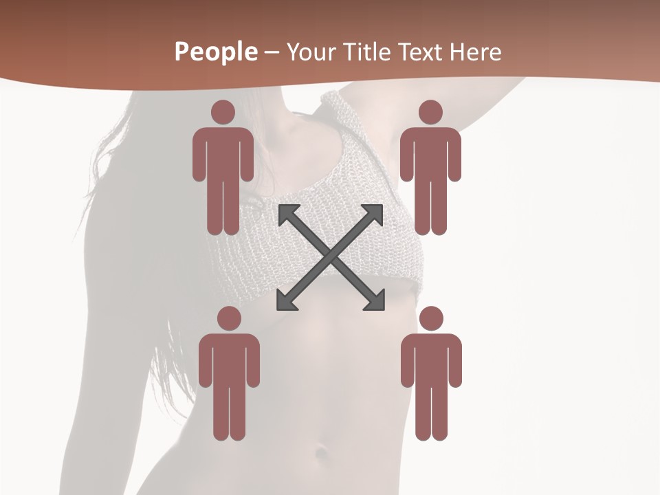 Cap Striping Breast PowerPoint Template