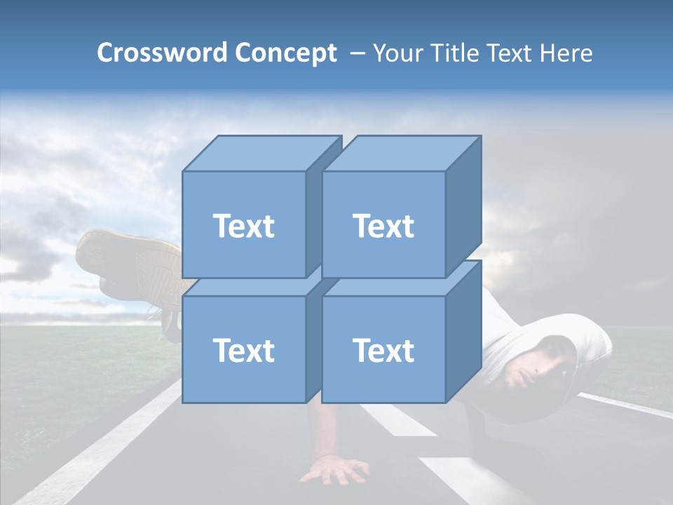 Sport Game Man PowerPoint Template