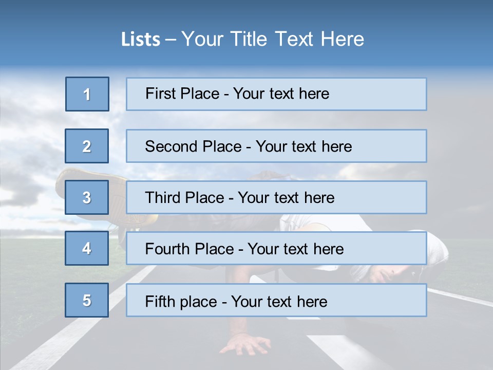 Sport Game Man PowerPoint Template