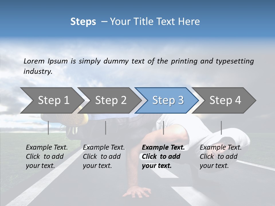 Sport Game Man PowerPoint Template