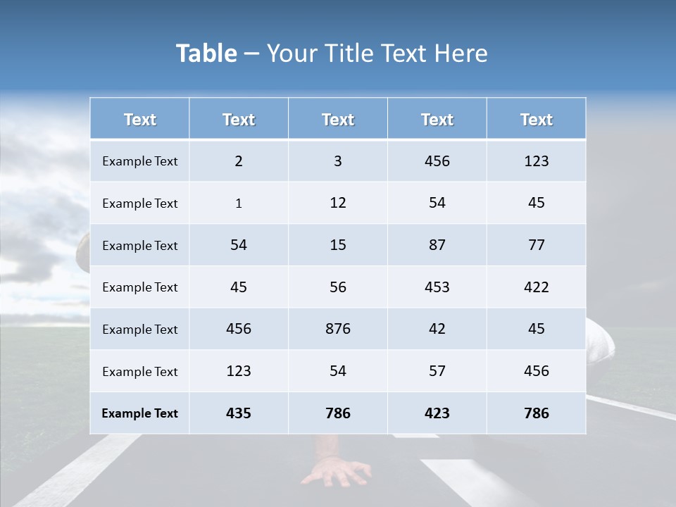 Sport Game Man PowerPoint Template
