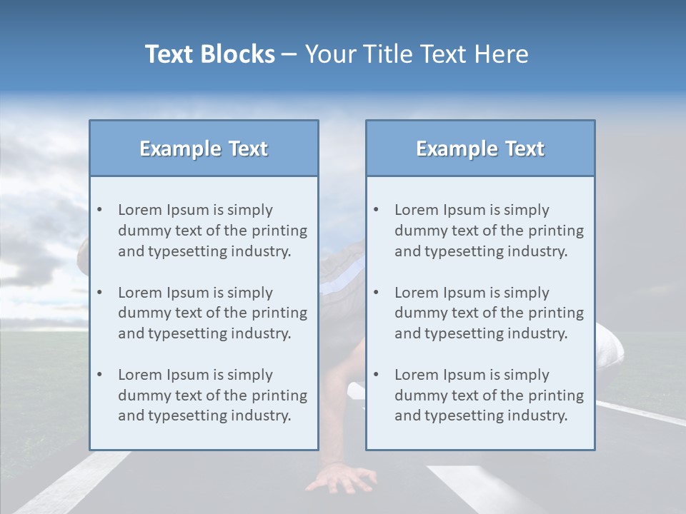 Sport Game Man PowerPoint Template