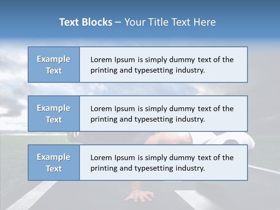 Sport Game Man PowerPoint Template