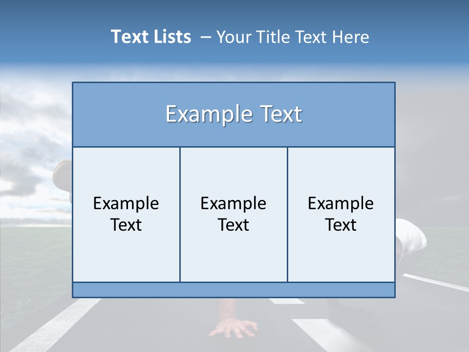 Sport Game Man PowerPoint Template