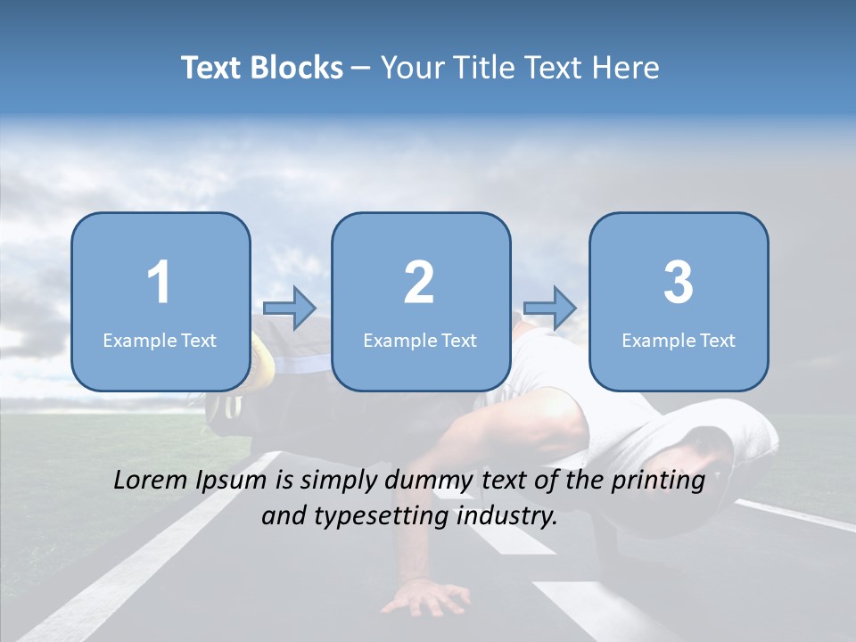 Sport Game Man PowerPoint Template
