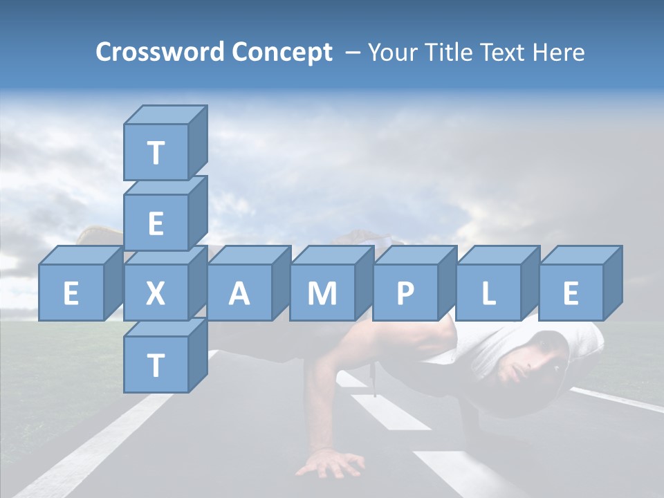 Sport Game Man PowerPoint Template