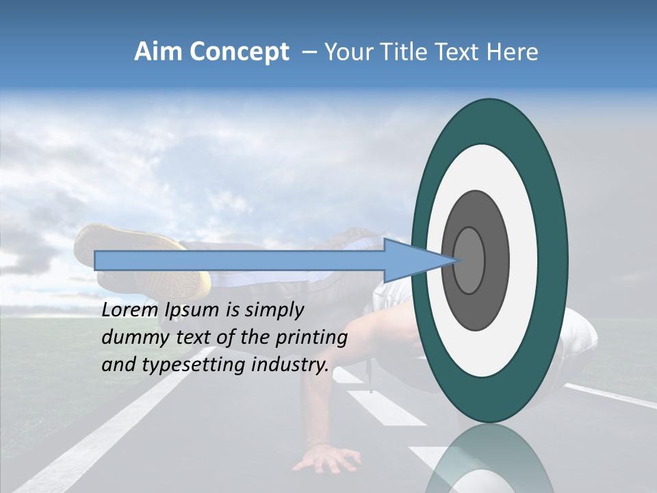 Sport Game Man PowerPoint Template