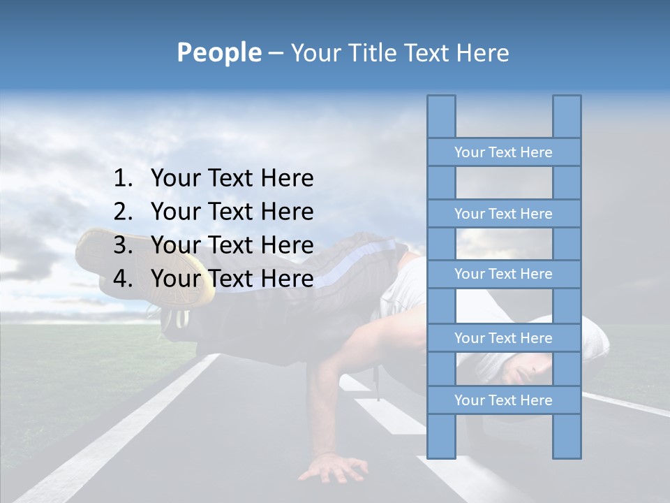 Sport Game Man PowerPoint Template
