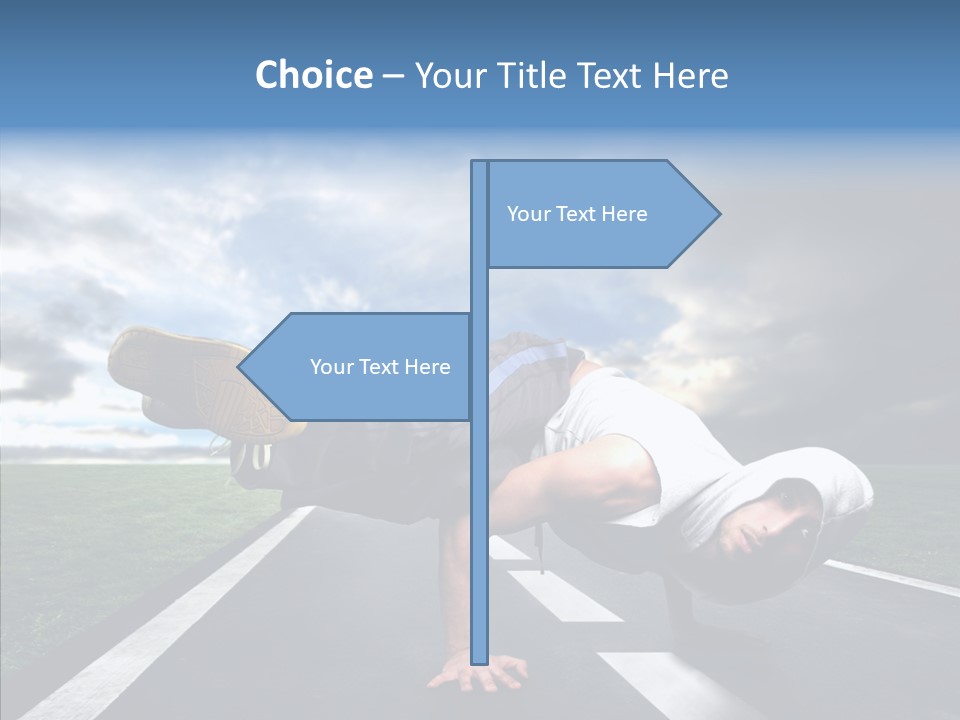 Sport Game Man PowerPoint Template