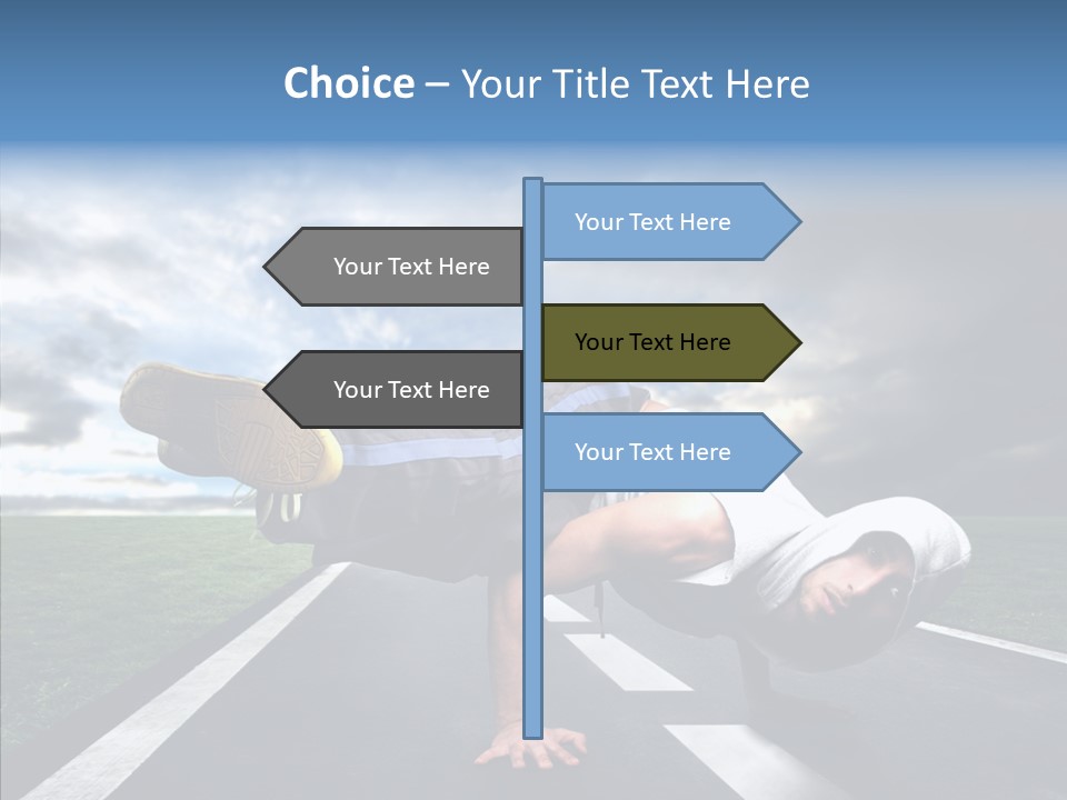 Sport Game Man PowerPoint Template