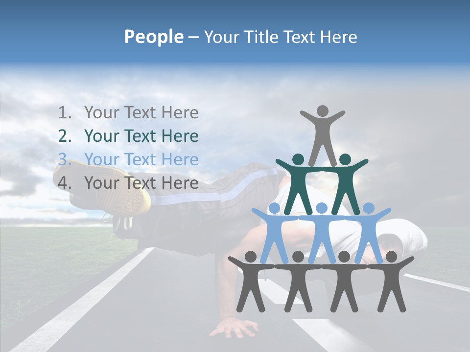 Sport Game Man PowerPoint Template