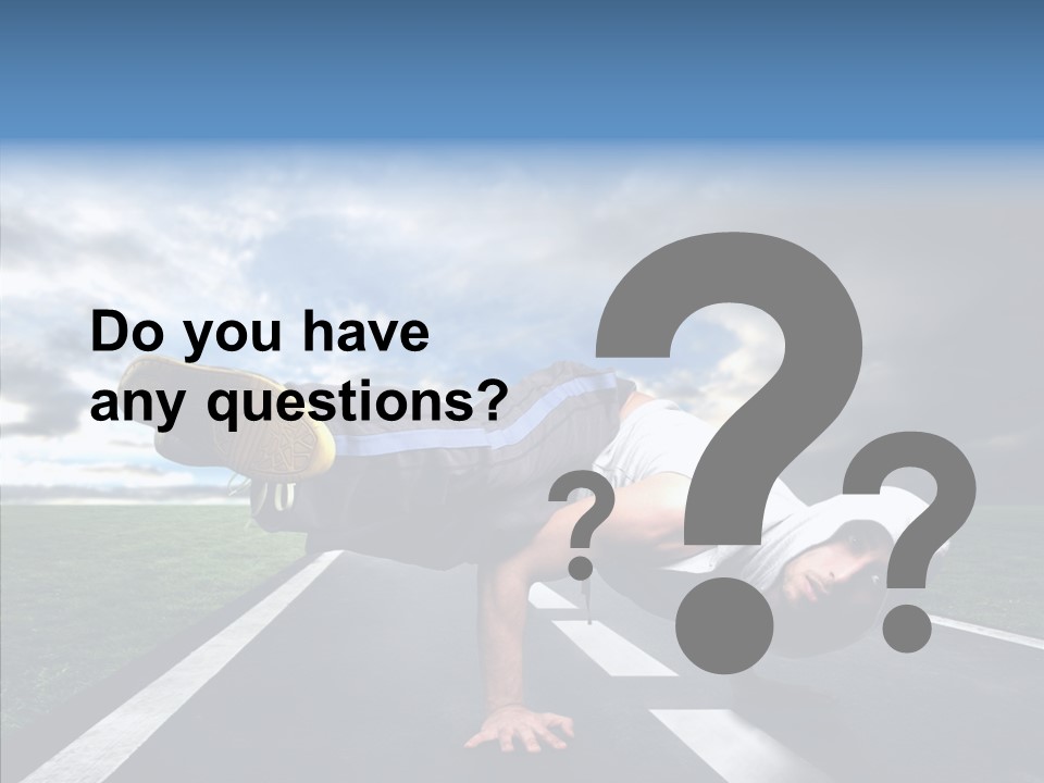 Sport Game Man PowerPoint Template