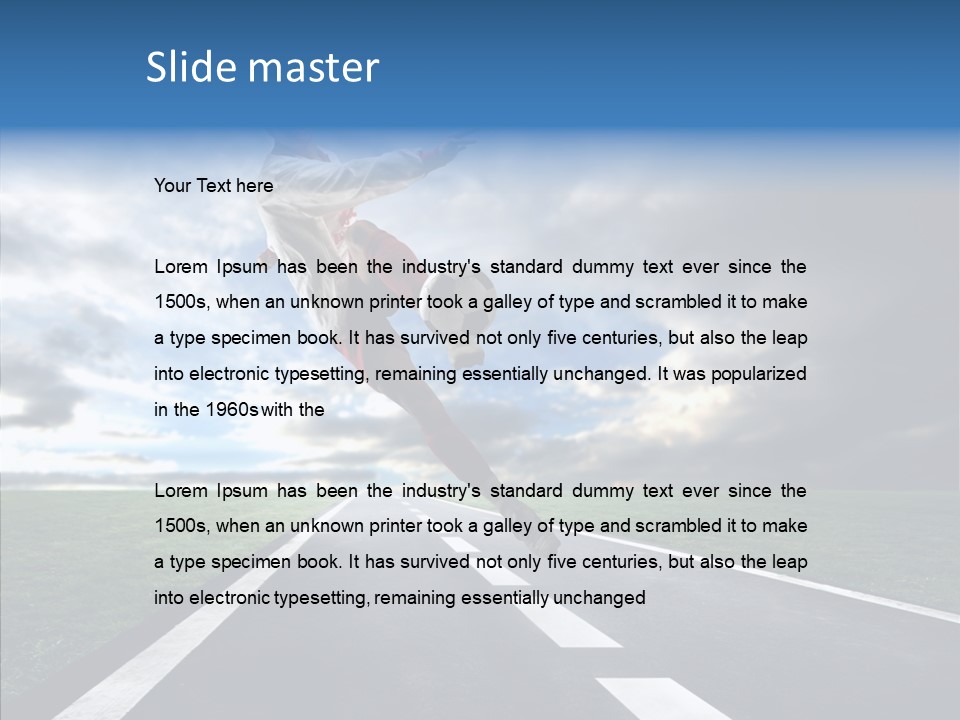 City Player Ball PowerPoint Template