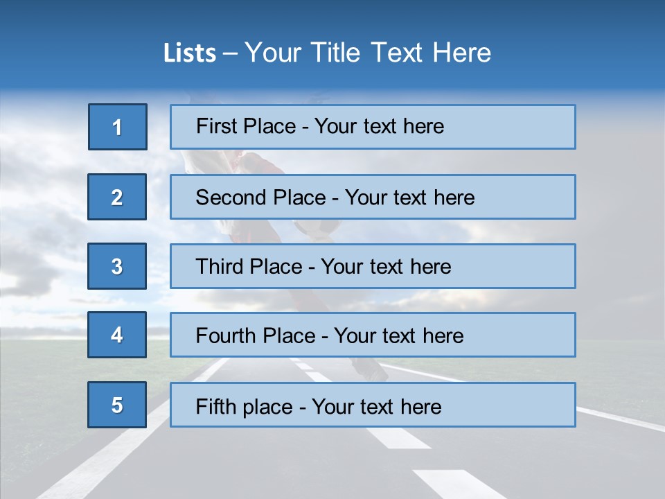 City Player Ball PowerPoint Template