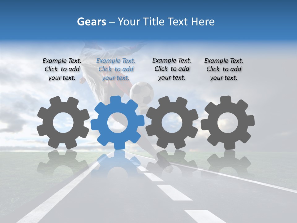 City Player Ball PowerPoint Template