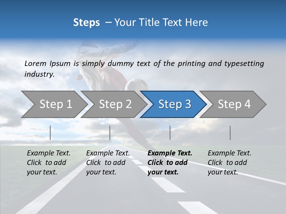 City Player Ball PowerPoint Template